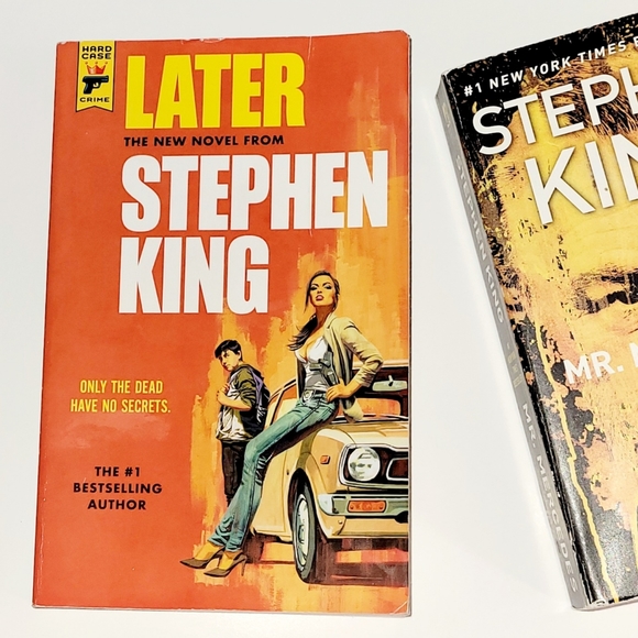 Stephen King, 'Later' and 'Mr. Mercedes' Paperback Books, Novels, Used Condi… - Picture 3 of 9